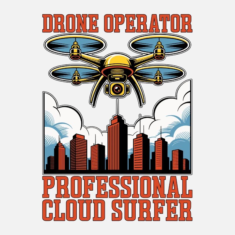 Drone Operator Professional Cloud Drone Flying