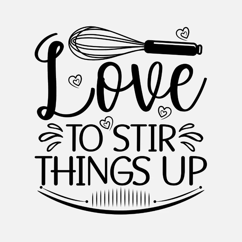Love To Stir Things Up Baker Baking Bakery Cupcake