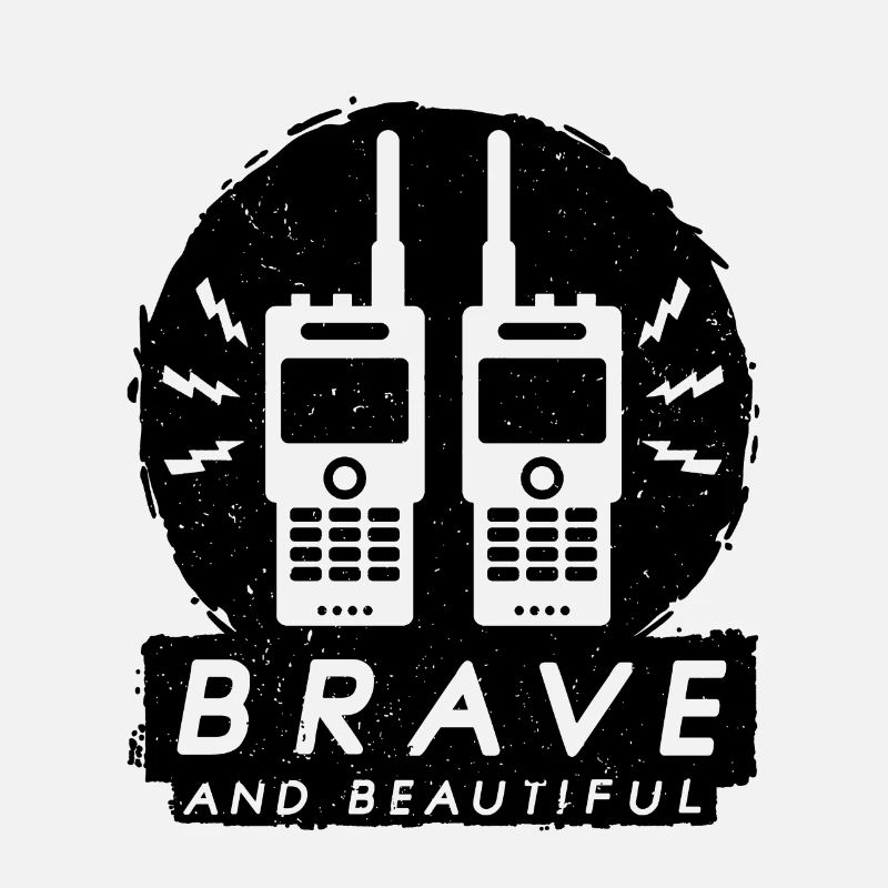 Brave And Beautiful Frequency Ham Radio Operator