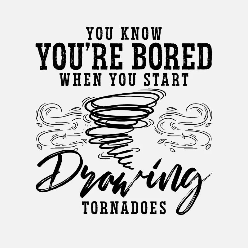Vous savez que vous vous ennuyez Chasseur de tornades de tempête
