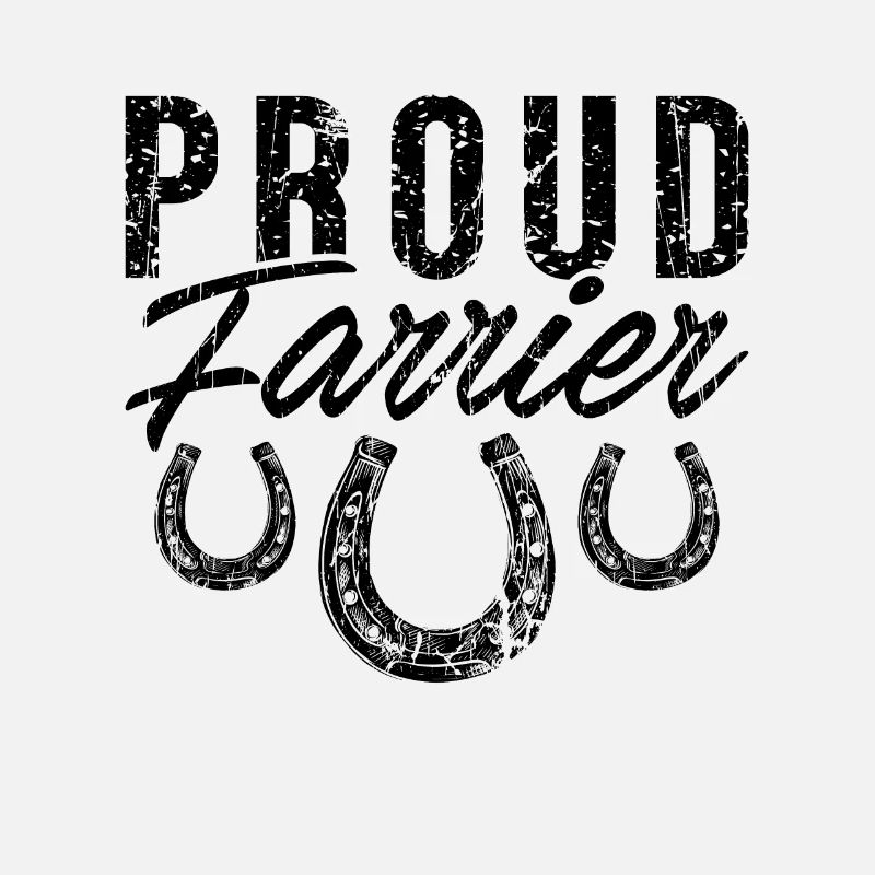 Fier maréchal-ferrant forgeant des ferronnettes en fer à cheval maréchal-ferrant