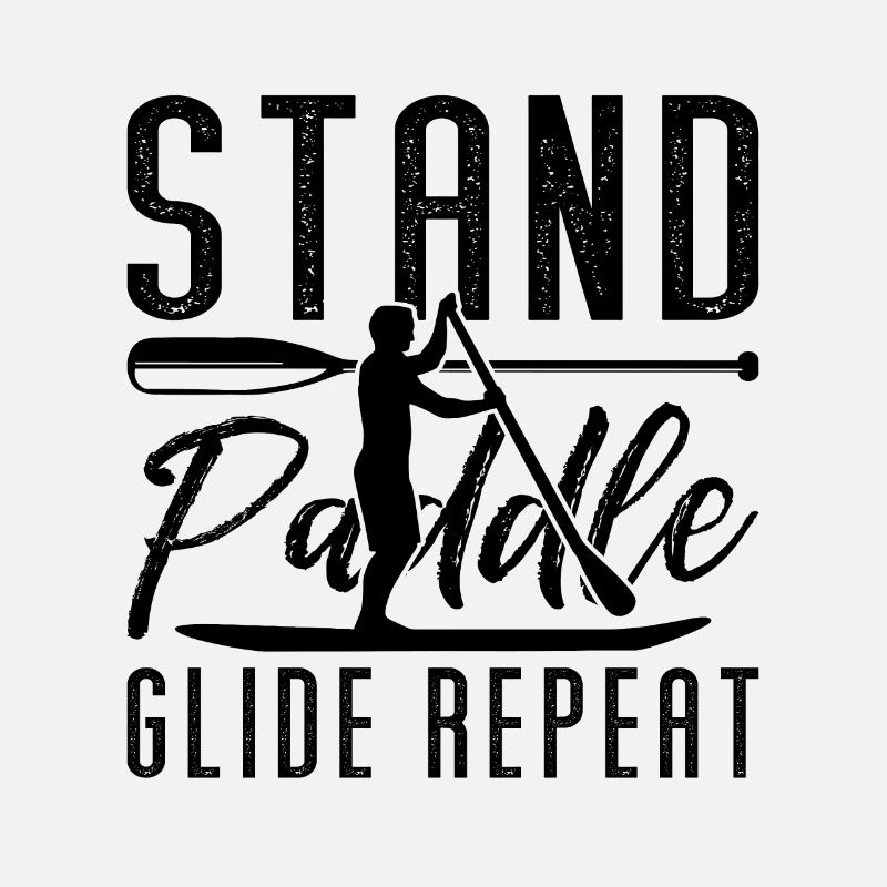 Stand Paddle Glide Repeat SUP Board Paddle Boarder