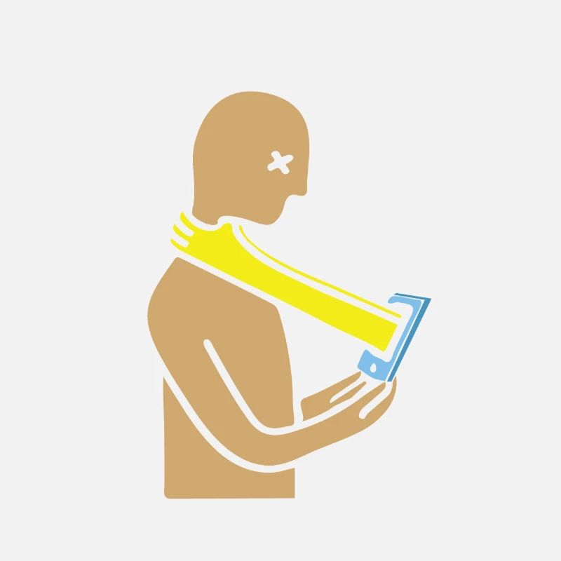 Gagging smartphone head