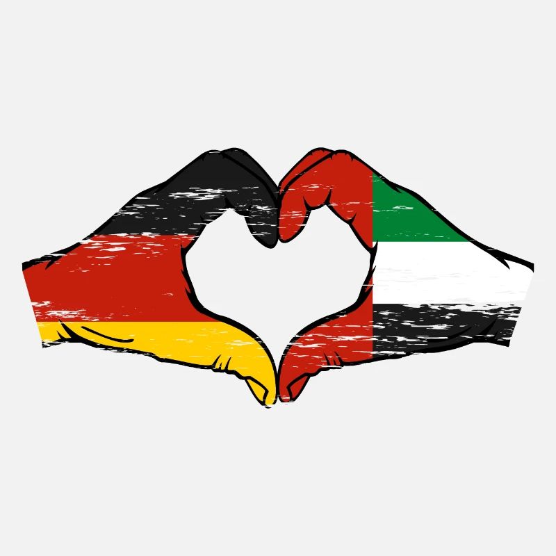 Allemagne Émirats arabes unis Drapeau