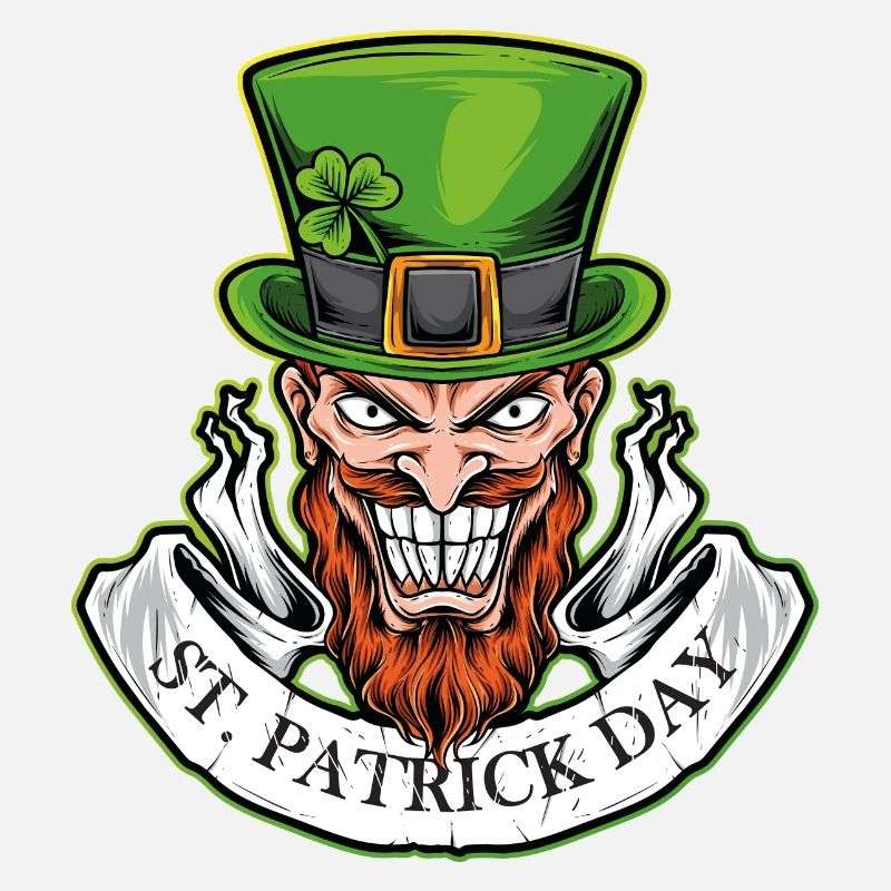 Lächeln am St. Patrick Day