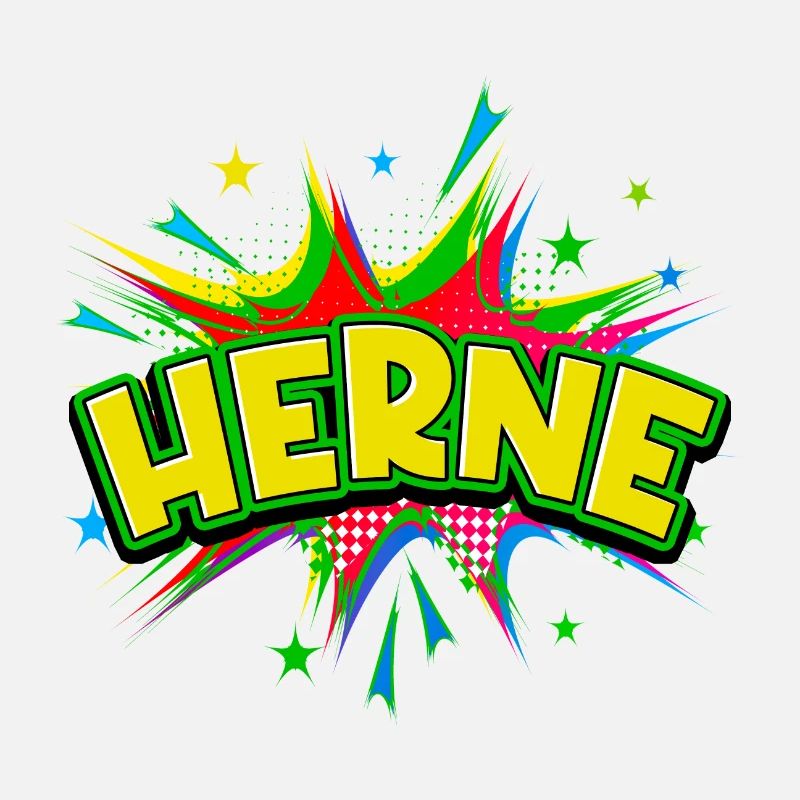 Herne Deutschland Stadt Pop Art Comic Kunst