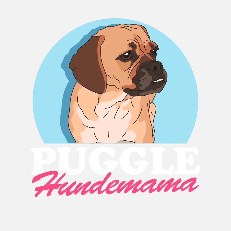 Puggle Hundemama Hundebesitzerin Geschenk
