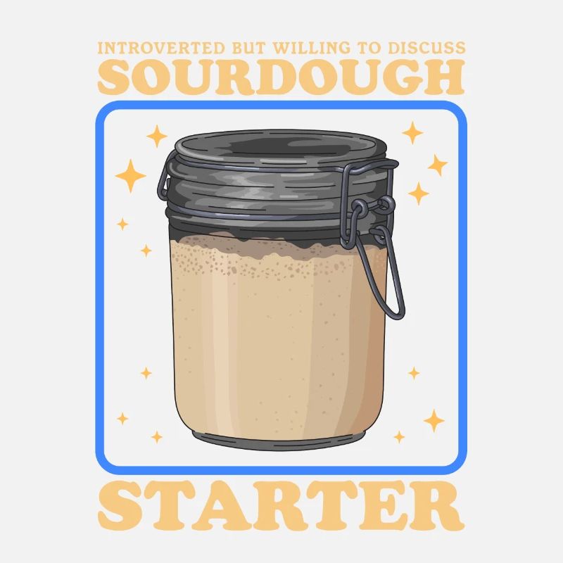 Sauerteig Starter Sauerteigbrot Bäcker Geschenk