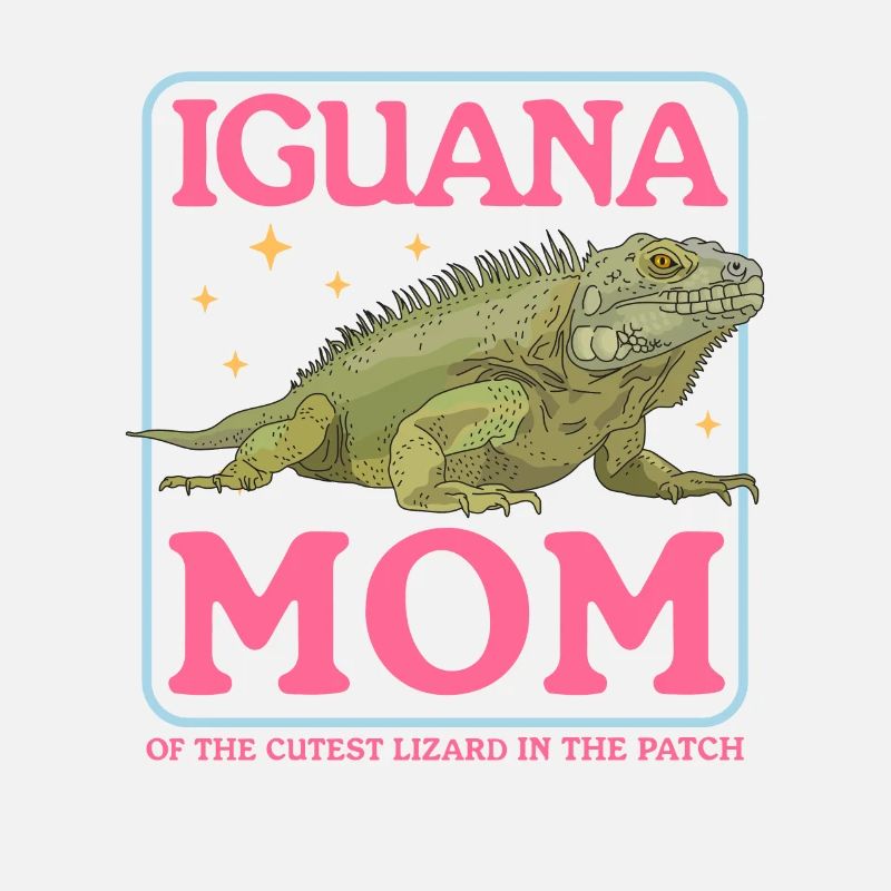 Leguan Mom Reptilien Eidechse Leguane Geschenk