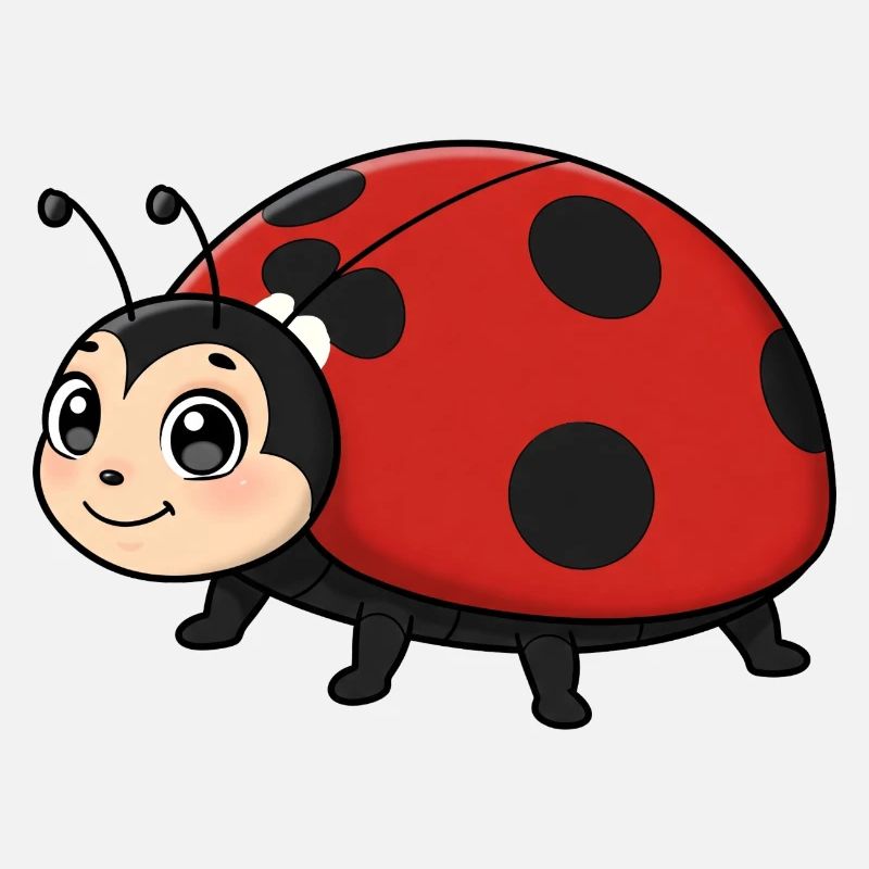 Tier Cartoon Marienkäfer