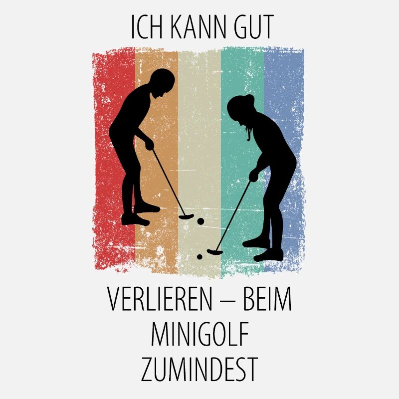 MINIGOLF MINIGOLFER MINIGOLFERIN Minigolfspieler