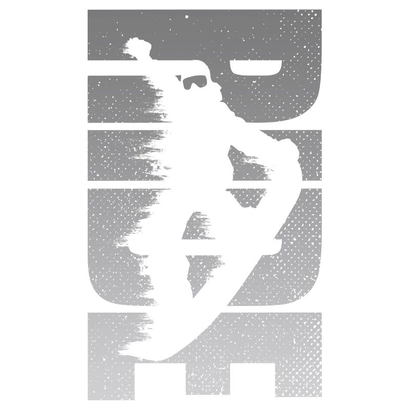 Snowboarding Retro Snowboarder Ride Distressed