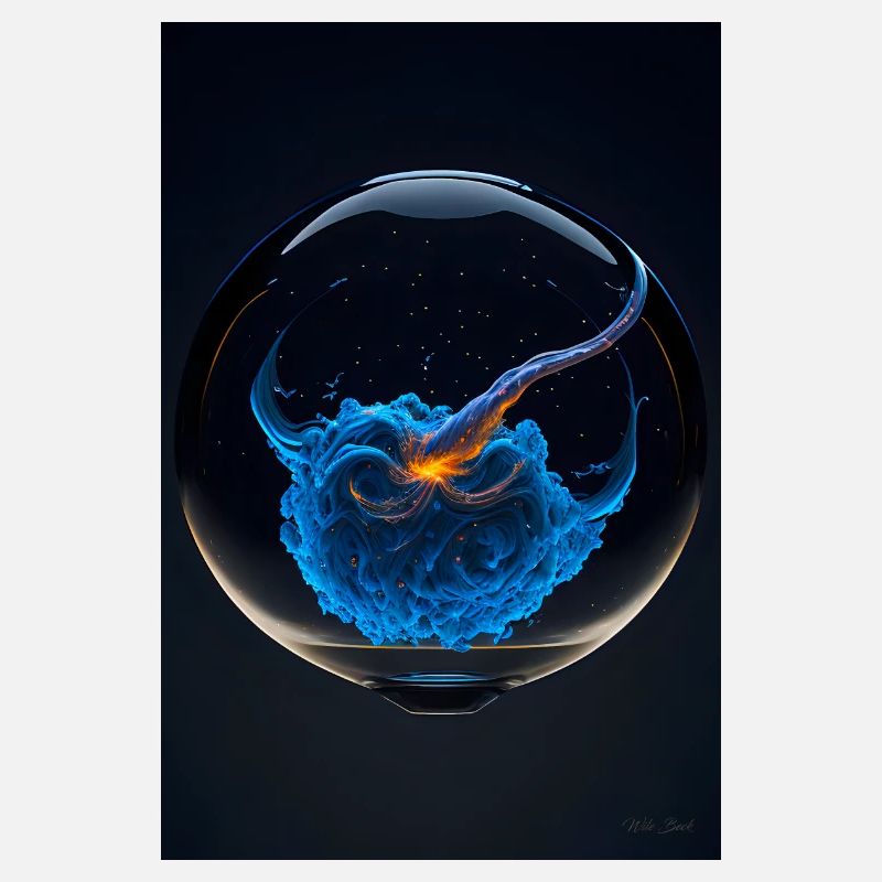 Clouds in a bubble plasma 2