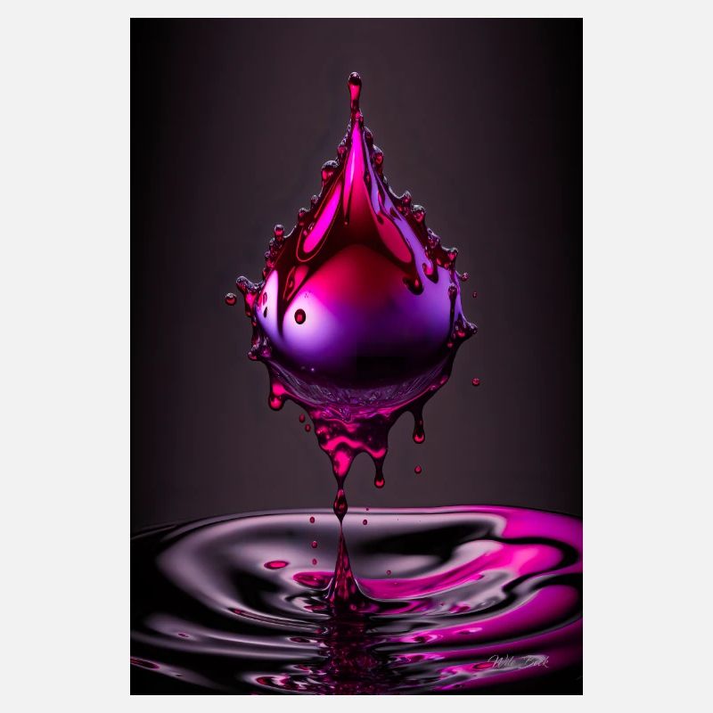 Drops magenta 2