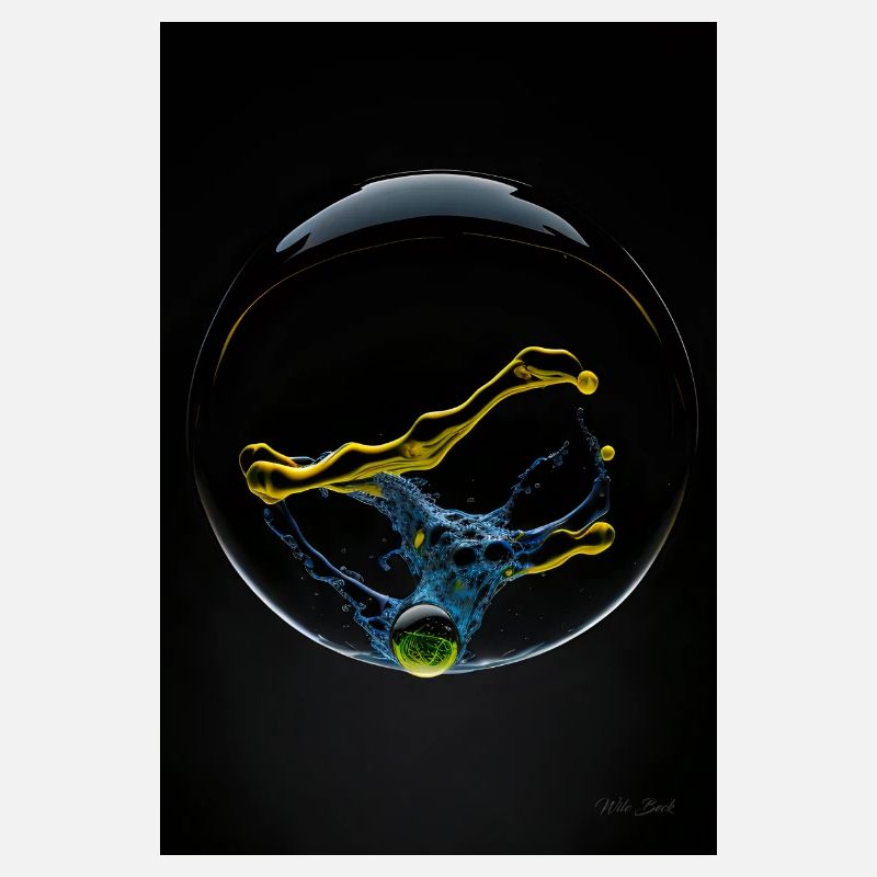 Kaos in a bubble yellow 1