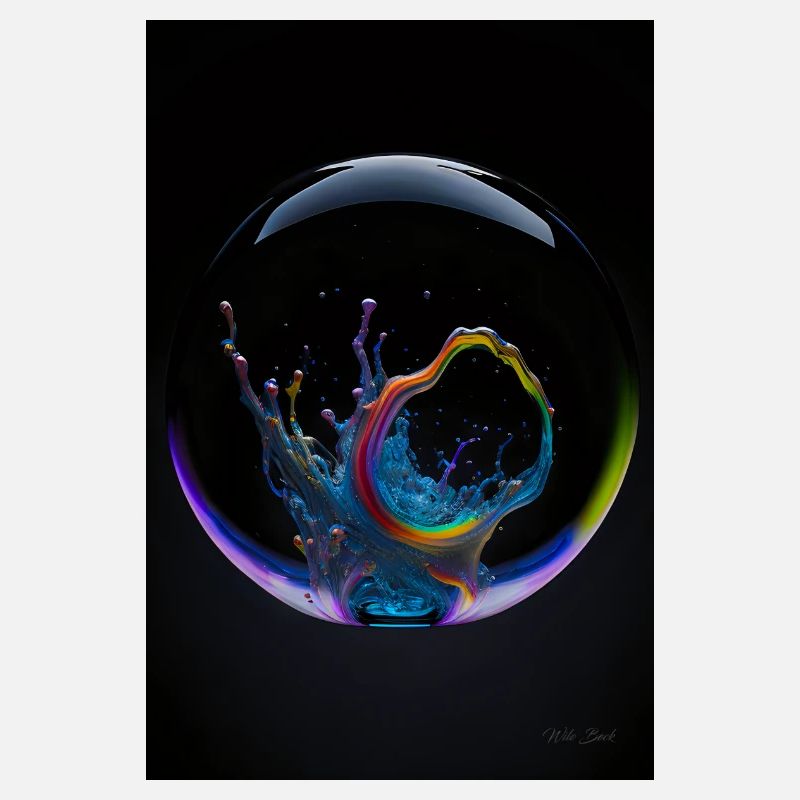 Kaos in a bubble rainbow 3