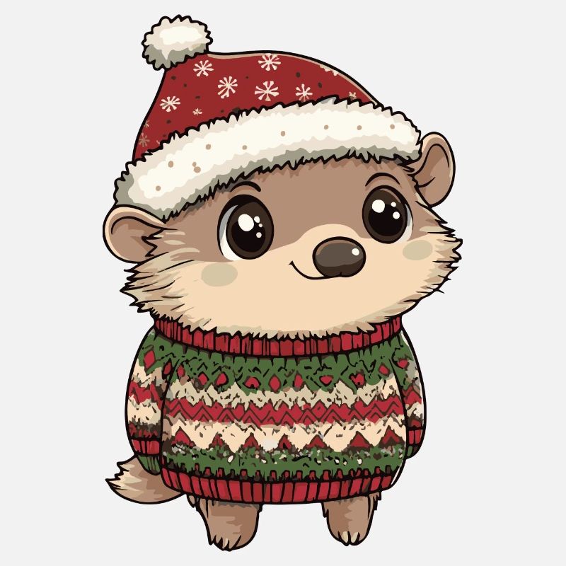 Igel Weihnachten