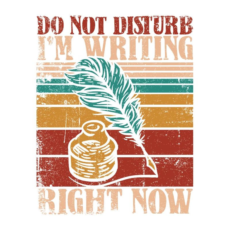 Writer Author Writing Book