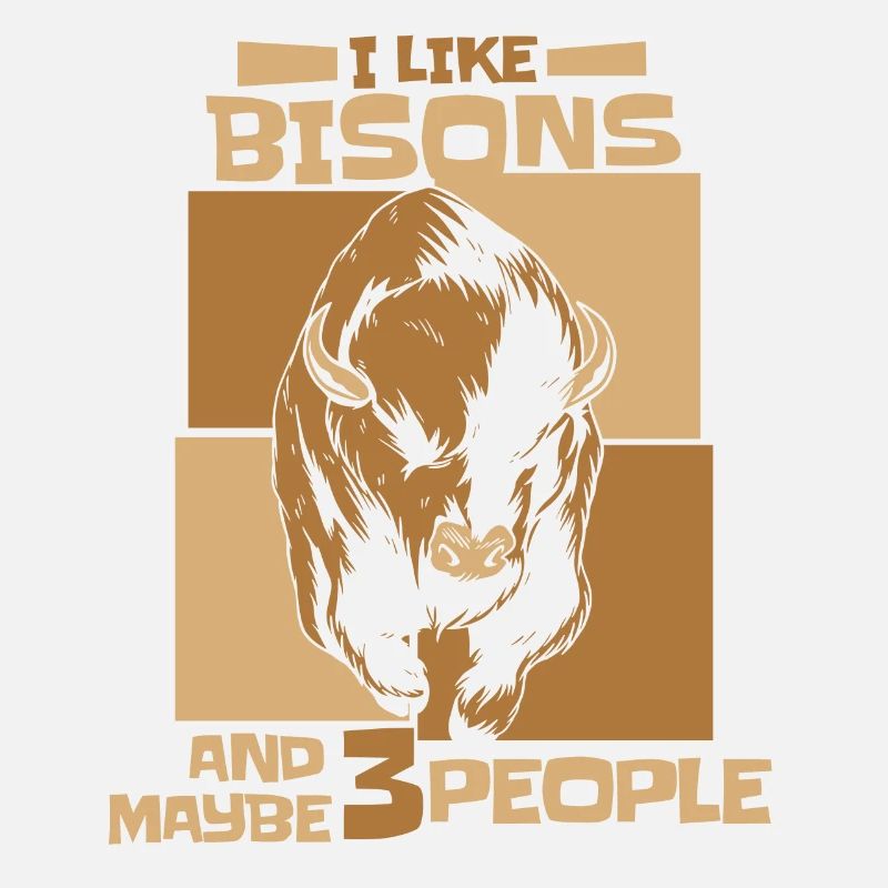 Bison Büffel Bulle Buffalo Bisons