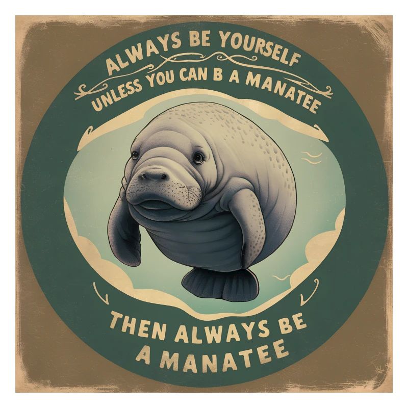 Be yourself or be a Manatee Wisdom