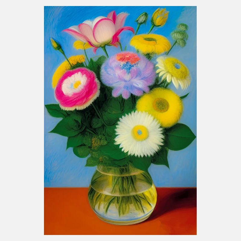 Fleurs dans un vase
