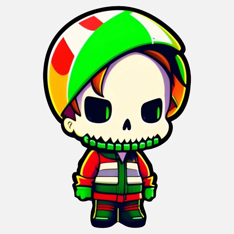 Multicolored cartoon elf