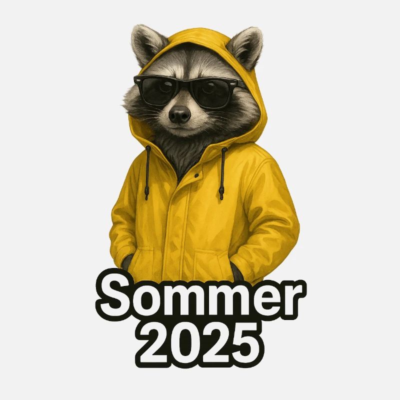 Waschbär Sommer 2025