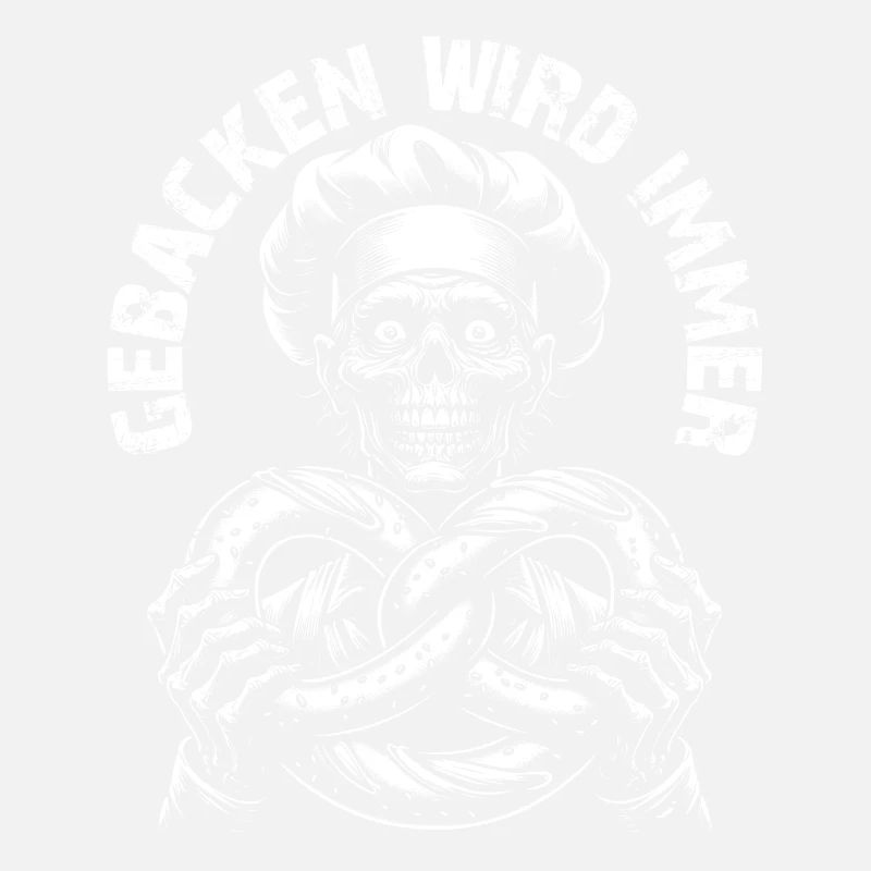 Zombie als Bäcker - gebacken wird immer