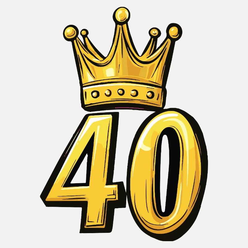 40 Zahl Krone