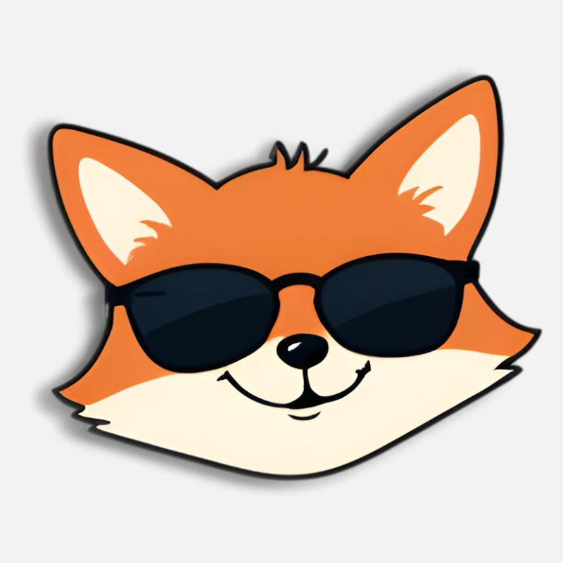 Sonnen-Fuchs mit Sonnenbrille