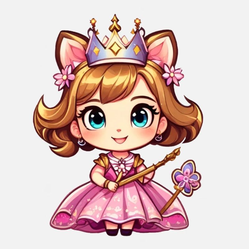 Kawaii chibi petite princesse