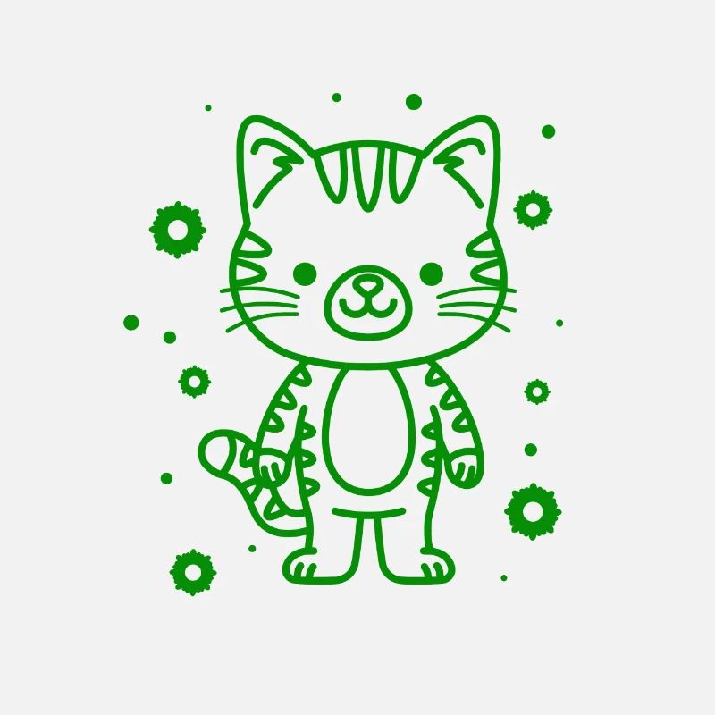 mignon, petit chat câlin