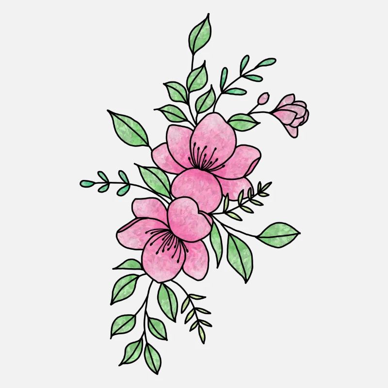 Rosa Prunus Mume Blume