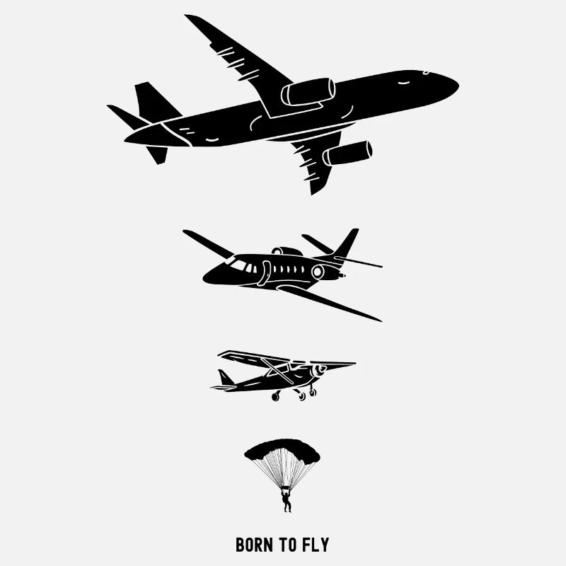 Pilot and Skydiver are Born to Fly