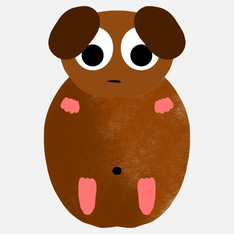 Cute putter guinea pig