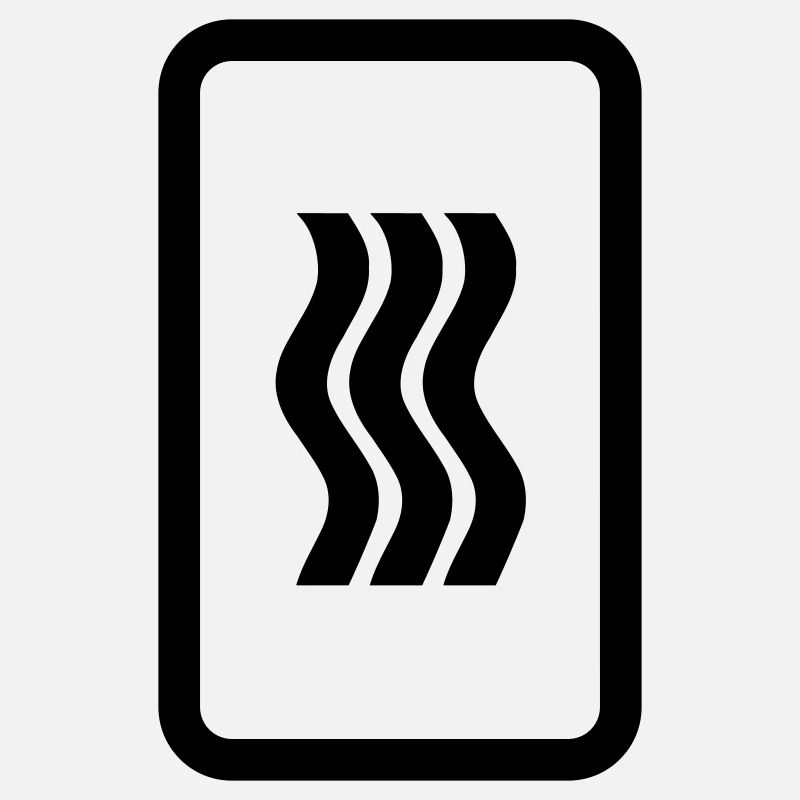 Zener Card | 3 Vertical Wavy Lines