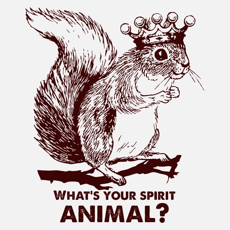 Squirrel wears a crown
