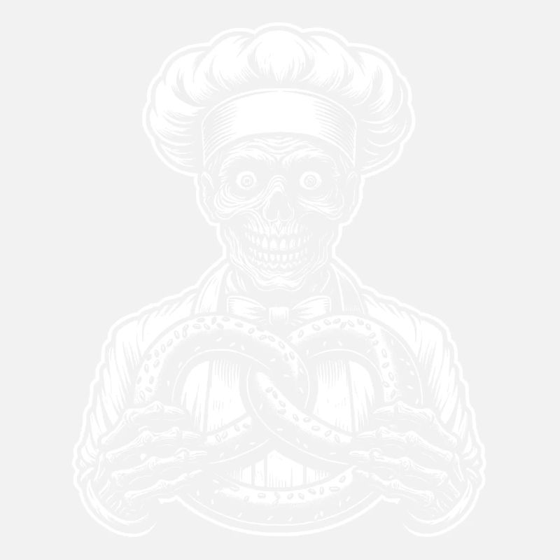 Zombie als Bäcker - gruseliger Horror Bäcker