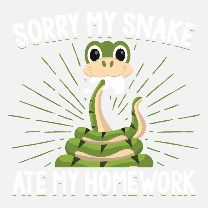 Devoir de serpent | cadeau de reptile