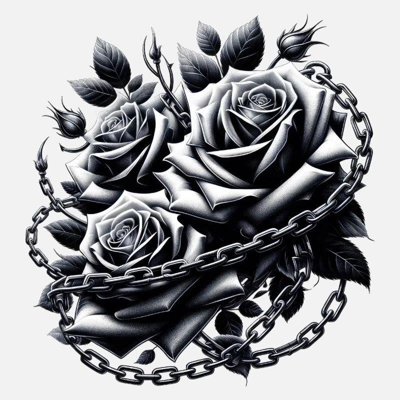 Gothic Roses Illustrations