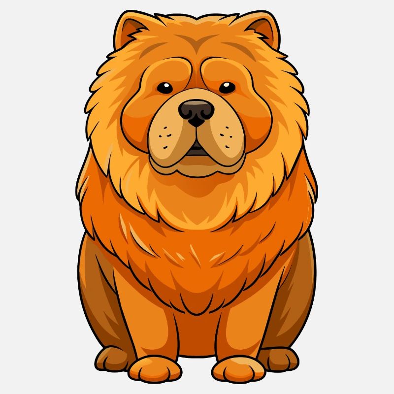 Admirez le charme royal d’un Chow Chow dans cet étourdissement