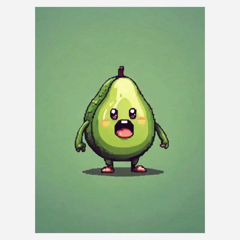 Pixelart Avocado