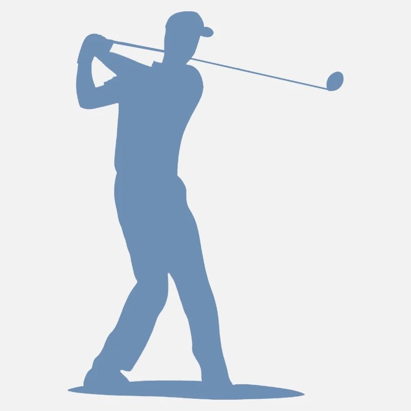 Golfer Silhouette - Tee Golf