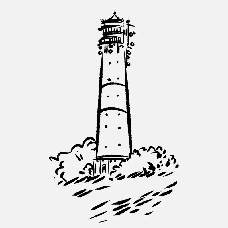Lighthouse Hörnum Sylt Art Design