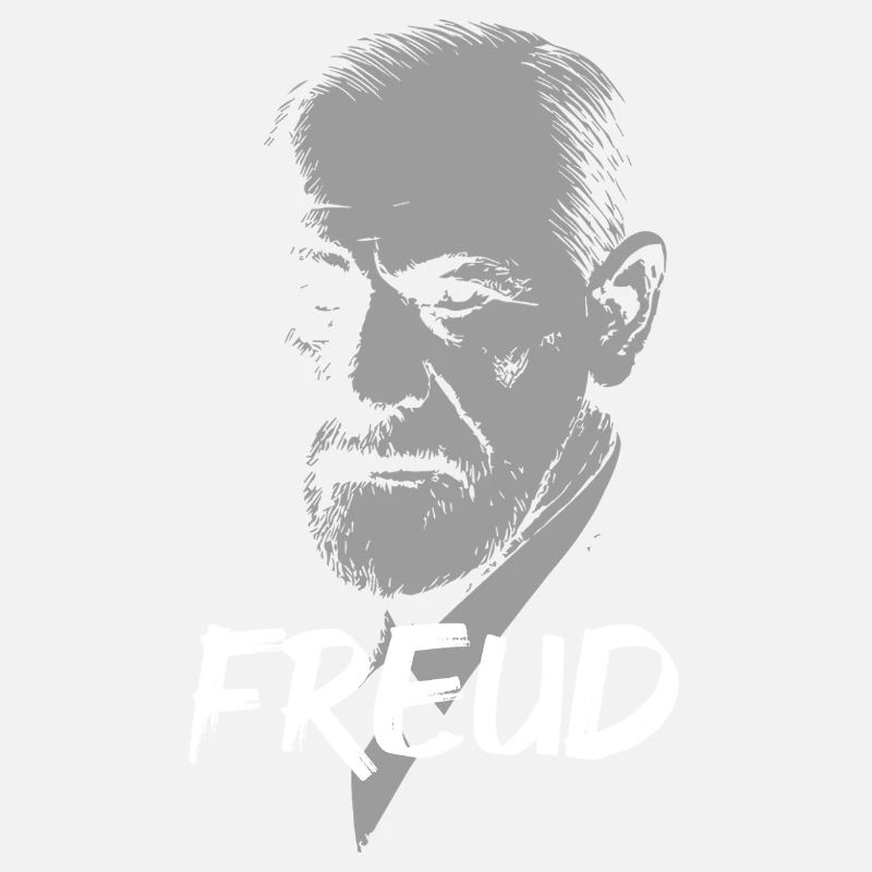Psychoanalytic dr Freud Icon Portrait