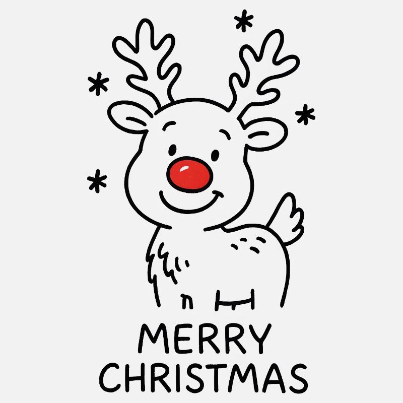 Renne Rudolph Joyeux Noël doux
