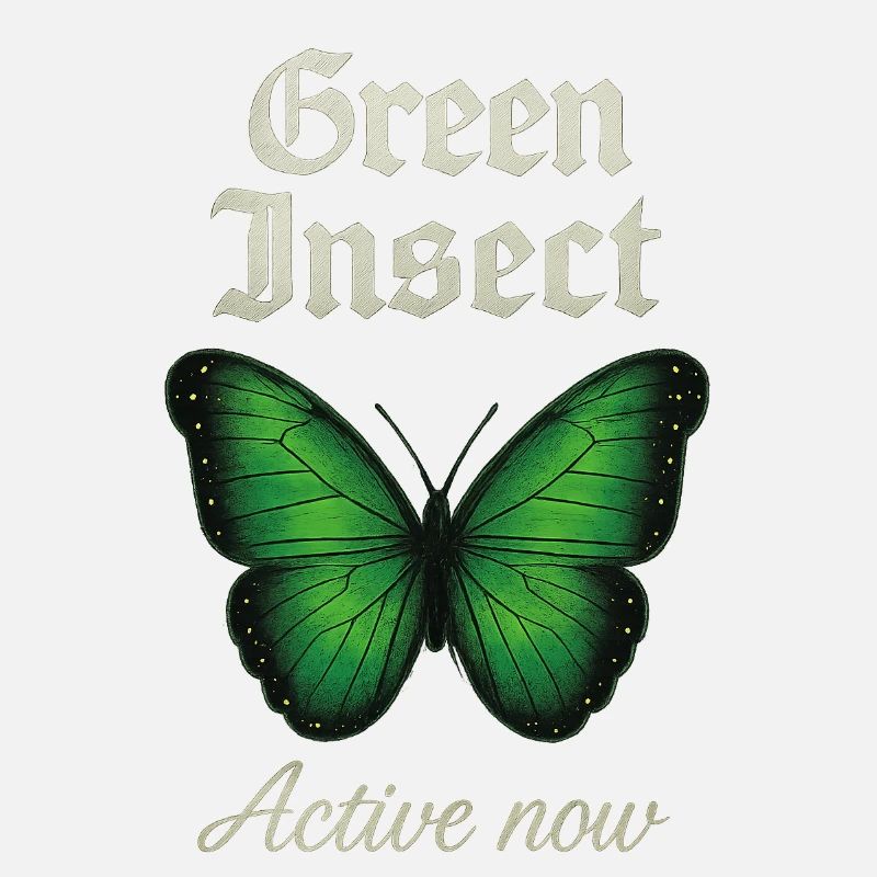 Green Insect Butterfly Fans geschenkidee 