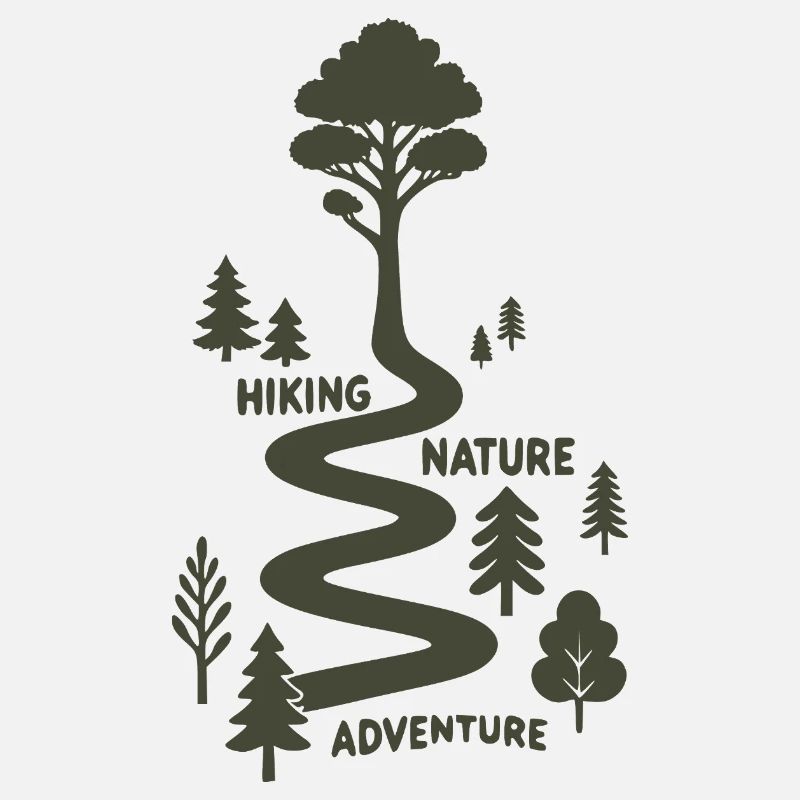 Forest Path Adventure Nature Motif