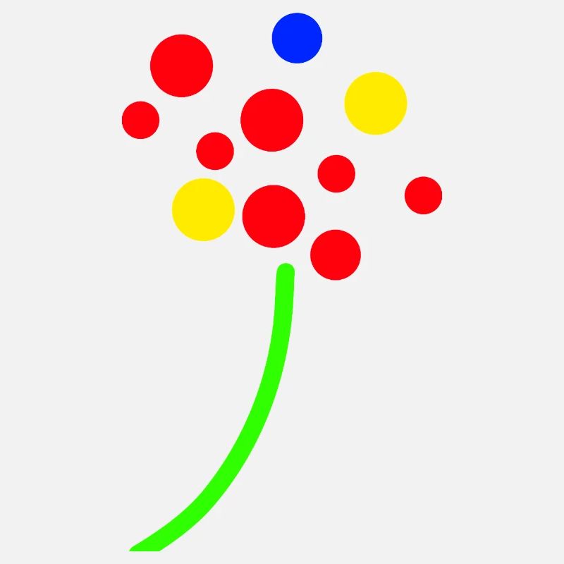 Konfetti Neon Blumenstrauß