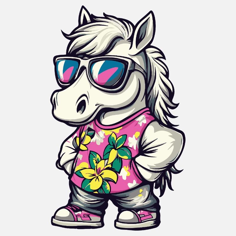 Vacances de la bande dessinée des chevaux